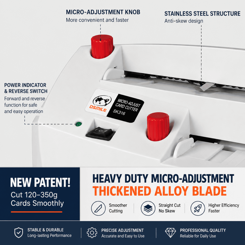 Card cutting machine